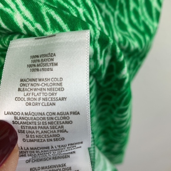 Michael Kors draped neck softly draping tunic style 3/4 sleeve Tee shirt top EUC - Picture 8 of 8